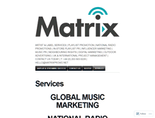 Tablet Screenshot of matrixpromo.net